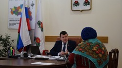 Руководитель Вейделевского района провёл очередной приём граждан 1 февраля