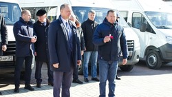 Представители трёх муниципалитетов региона получили новые автобусы в Вейделевке