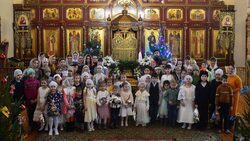 Воспитанники воскресной школы организовали рождественский утренник в Алексеевке