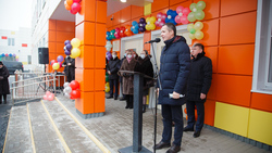 Вячеслав Гладков принял участие в церемонии открытия детского сада в Губкине