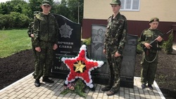 Жители Вейделевского района открыли новый памятный знак участникам ВОВ