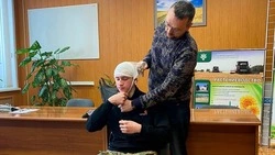 Работники вейделевского сельхозпредприятия приняли участие в занятии тактической медициной