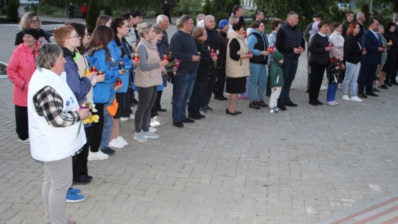 Вейделевцы приняли участие в акции «Свеча памяти» 8 мая