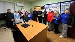 Вейделевская молодёжь поздравила сотрудников организаций района с Новым годом