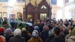 Епископ Савва совершил праздничную литургию в соборе города Алексеевка