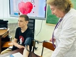 Терапевт Вейделевской ЦРБ Наталья Безгодкова провела встречу с местными студентами