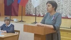 Глава администрации Вейделевского района встретилась с жителями Солонцинского поселения