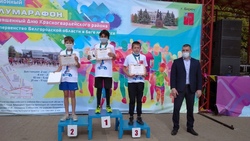 Вейделевские спортсмены заняли призовые места на полумарафоне