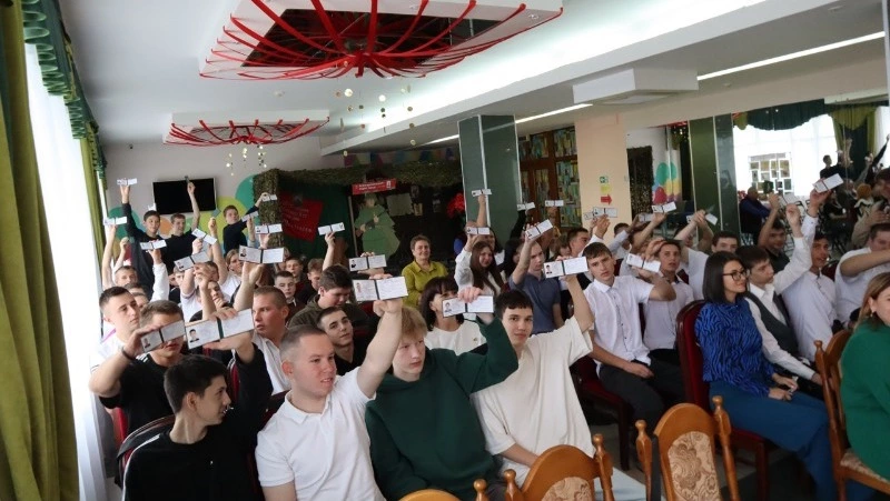 Первокурсники Вейделевского агротехнологического техникума прошли посвящение в студенты