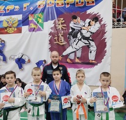 Вейделевские юные дзюдоисты взяли четыре призовых места в новогоднем турнире в городе Бобров