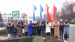 Вейделевские волонтёры провели патриотическую акцию в День народного единства