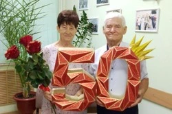Сотрудники Вейделевского ЗАГСа поздравили золотых свадебных юбиляров 9 августа