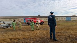 Жители Вейделевского района провели противопожарные учения в селе Клименки