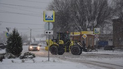 Около 30 единиц спецтехники вышло расчищать дороги Вейделевского района после снегопада
