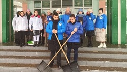 Вейделевские волонтёры стали участниками  «Снежного десанта»