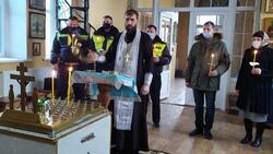 Вейделевские сотрудники ГИБДД приняли участие в церковной службе 15 ноября