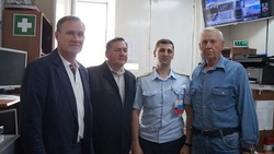 Общественники пришли с визитом в Волоконовский отдел полиции
