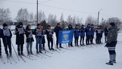 Вейделевские подростки приняли участие в лыжной гонке