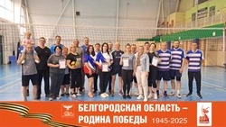 Соревнования по волейболу среди трудовых коллективов прошли в Вейделевском ФОКе