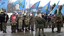 Курсанты ВПК Белгородской области приняли участие в патриотической акции