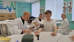 Квалификационный экзамен прошёл в медицинском классе Вейделевской средней школы